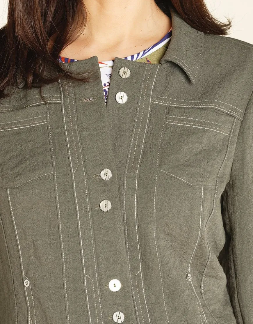 Veste chic kaki