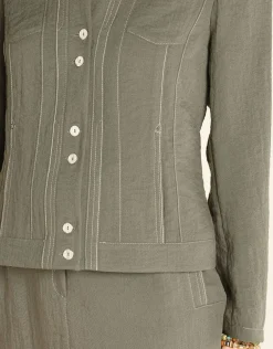 Veste chic kaki
