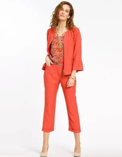 Veste chic rouge légère