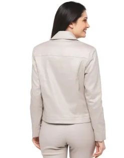 Veste cintrée beige