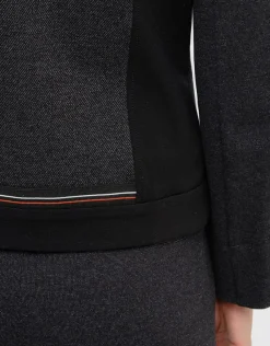 Veste maille grise