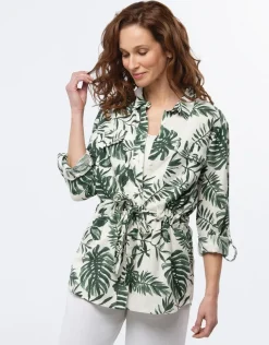Veste saharienne imprimé