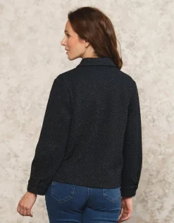 Veste souple bleu