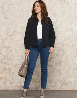 Veste souple bleu