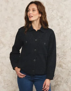 Veste souple bleu
