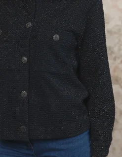 Veste souple bleu