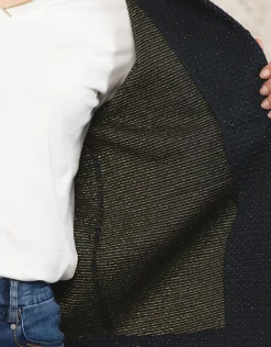 Veste souple bleu