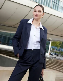 Veste tailleur bleu